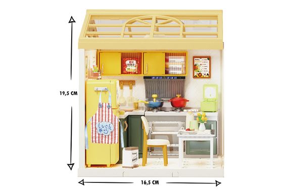 Конструктор-румбокс 8005 MINI HOUSE серії "Інтер'єр" – КУХНЯ (світло) | Зображення 2