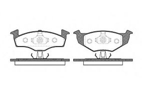 Колодка гальм. диск. SEAT IBIZA IV, VW POLO передн. (вир-во REMSA) REMSA 060920 на VW GOLF Mk III (1H1)