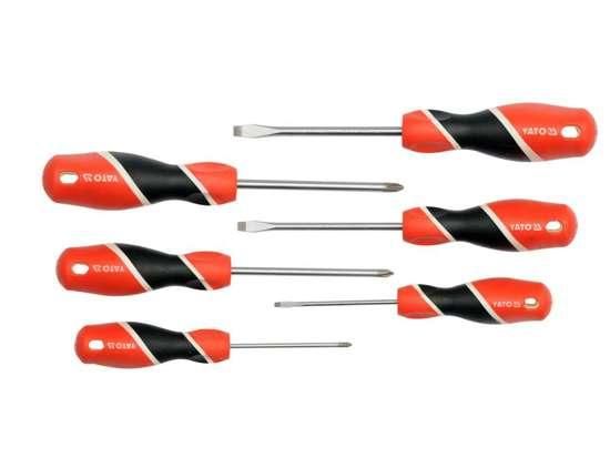 Набір викрутки SL Philips PH шліцеві хрестові 6 штук YATO YT-25965