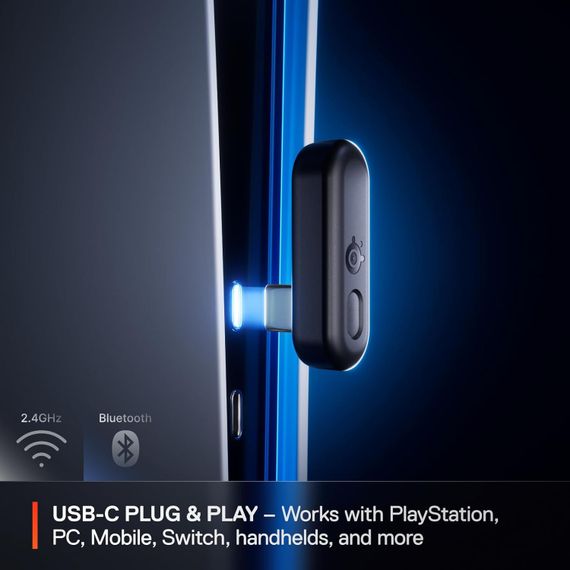 Ігрова гарнітура SteelSeries Arctis Nova 3P Wireless MultiPlatform Aqua | Зображення 3