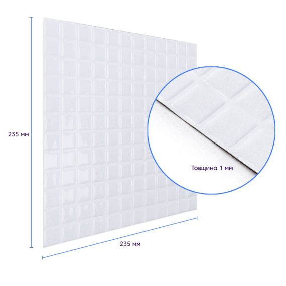 Самоклеюча поліуретанова плитка 235х235х1мм (D) SW-00001940 | Зображення 2