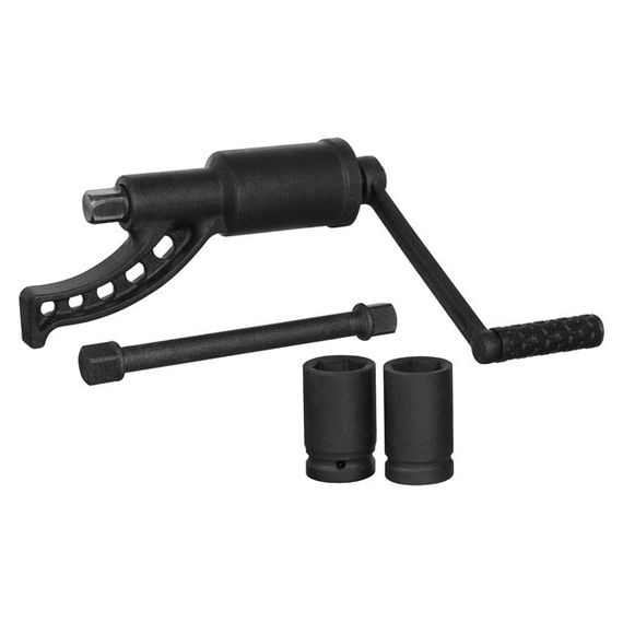 Ключ балонний роторний для вантажівок 1:68, 5200 Нм, головки 32, 33 мм, пластиковий кейс INTERTOOL XT-0002