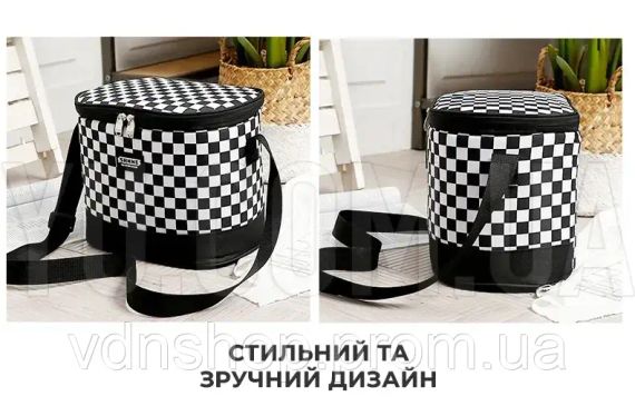 Термосумка для транспортировки холодных и горячих продуктов, напитков GP 4337 сумка-холодильник 11 л | Зображення 2