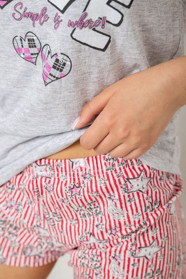 Пижама женская, цвет серый, 243R50716 | Зображення 4