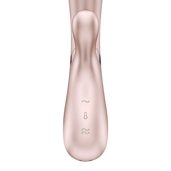 Смарт вібратор-кролик із підігрівом Satisfyer Hot Lover Nude Sex Aura | Зображення 2
