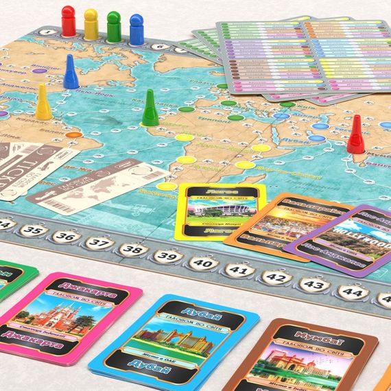 Настольная игра "Галопом по миру" 1069 на укр. языке | Зображення 5
