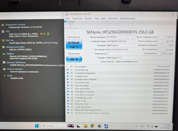 Захищений ноутбук Б-класу Dell Latitude 5424 Rugged / 14" (1920x1080) IPS / Intel Core i5-8350U (4 (8) ядра по 1.7 - 3.6 GHz) / 16 GB DDR4 / 256 GB SSD / Intel UHD Graphics 620 / WebCam б/в | Зображення 8