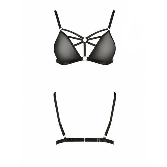 Бюстгальтер-стрепи MEGGY BRA black - Passion Exclusive, L/XL | Зображення 4