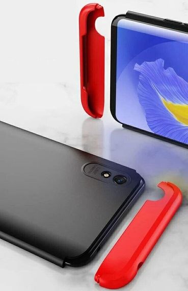 Чохол GKK 360 градусів для Xiaomi Redmi 9A колір Синій | Зображення 4