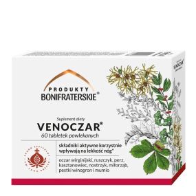 Дієтична добавка Venoczar, 60 таблеток
