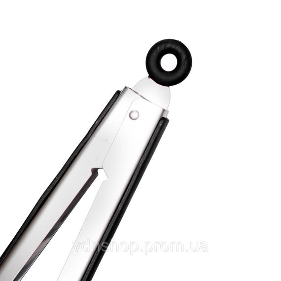 Щипці кухонні металеві 34×4.5 (см) кулінарні щипці для м'яса, риби, гриля кухарські щипці HP-8-66 | Зображення 2