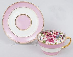 Кавова пара "Gold Coffee-II" чашка 180мл з блюдцем