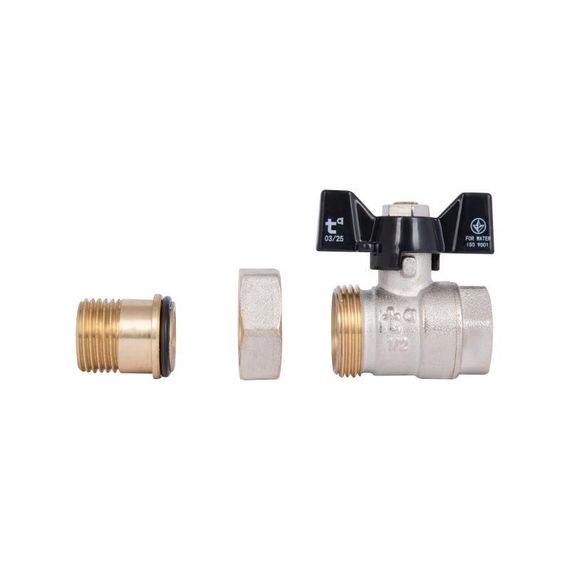 Кран кульовий "Американка" Thermo Alliance Base прямий 1/2" ВН SD221W15 | Зображення 8