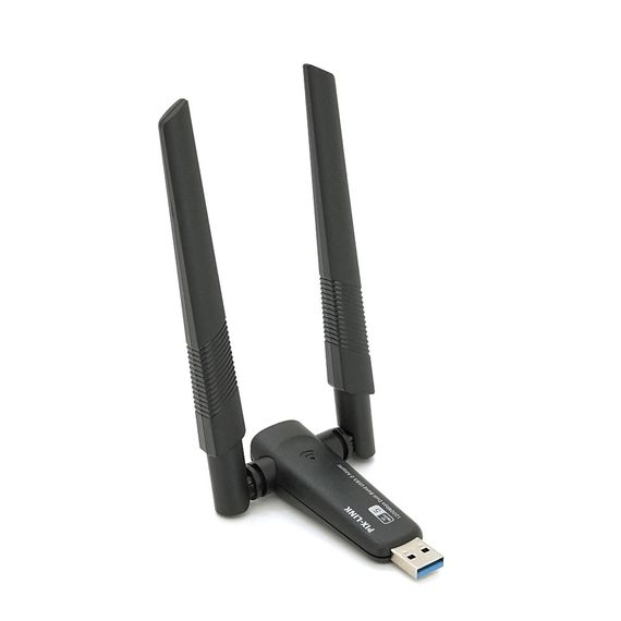Бездротовий мережний адаптер Wi-Fi-USB LV-UAC21, AC600, з подвійною антеною, 802.11 a/с, 600MB, Box