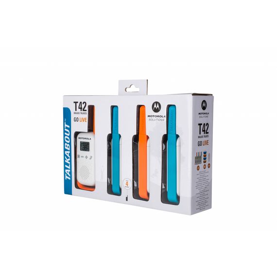 Портативна рація Motorola TALKABOUT T42 Quad Pack (B4P00811MDKMAQ) | Зображення 4