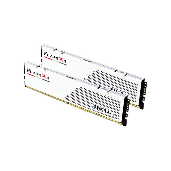 Модуль памяти для компьютера DDR5 32GB (2x16GB) 6400 MHz Flare X5 Matte White G.Skill (F5-6400J3240G16GX2-FX5W) | Зображення 1