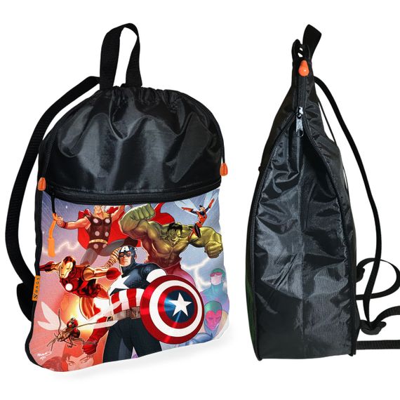 Школьный рюкзак детский Герои Марвел + Сумка для обуви спортивной формы рюкзак-мешок мальчику (01909) | Зображення 1