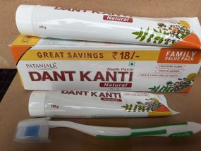 Зубная паста DANT KANTI,  100г+200г+щетка, Дант Канти, комплексная зубная паста