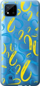 Чехол на Realme C11 2021 Сердца UA "5292u-2485-17620"