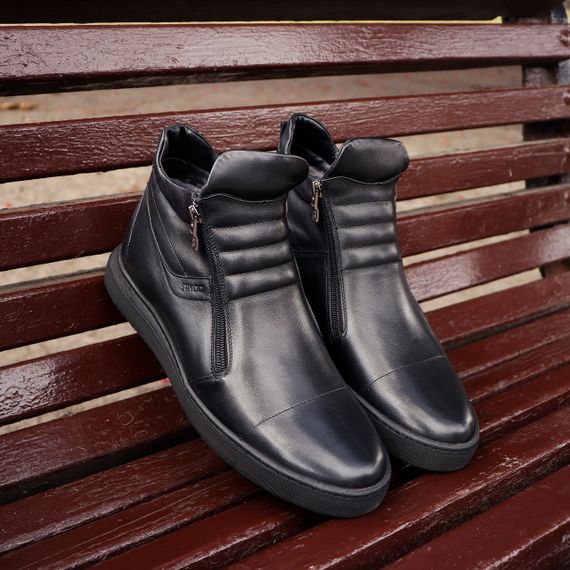 Зимние ботинки на грубой подошве для мужчин