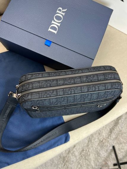 Месенджер чорний Dior Safari Black c882 | Зображення 5