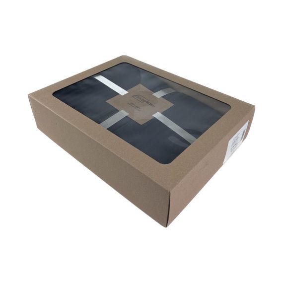 Комплект постільної білизни SoundSleep Stripe Dark Grey сатин-страйп євро 200х220 см темно-сірий (2251736516015) | Зображення 5