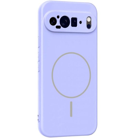 Чохол Silicone Cover Lakshmi Full Camera (AA) with MagFit для Google Pixel 9 Pro XL Бузковий / Dasheen
