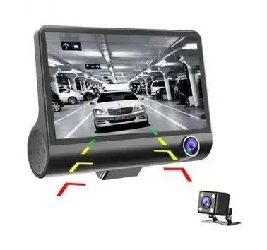 Автомобільний реєстратор 1080P FHD РК-екран 3 камера заднього огляду 170 | Зображення 3