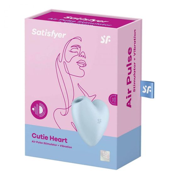 Стимулятор Satisfyer Cutie Heart (Blue) Sex Aura | Зображення 1