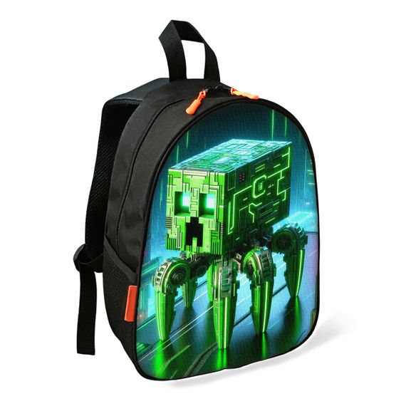 Рюкзак Minecraft Кріпер дитячий шкільний/міський 34х27х13 см для хлопчика (02435)