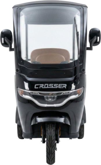 Електротрайк Crosser TR-7 1000W 72V 24Ah, 3 місця, до 60 км, з дахом та кофром, триколісний електроскутер | Зображення 4