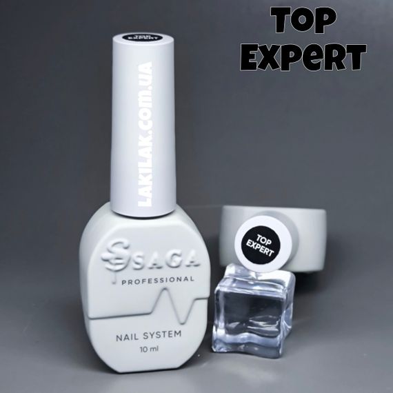 Топ SAGA Expert без липкого шару 10мл (з УФ фільтром)