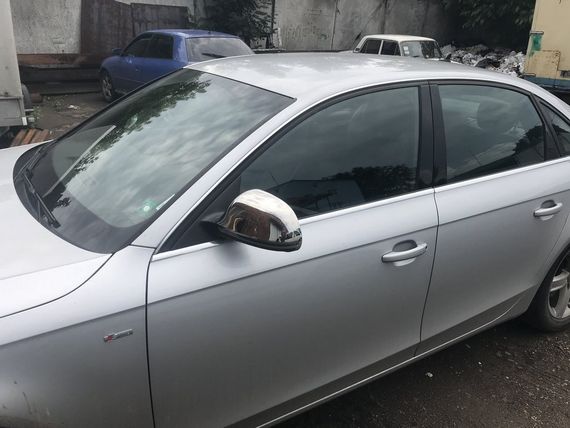 Накладки на дзеркала 2009-2012 (2 шт., нерж) для Ауди A6 C6 рр | Зображення 3