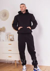 Спортивний костюм колір чорний розмір 3XL FI_004535