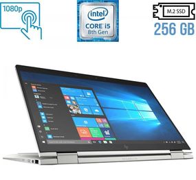Ноутбук-трансформер Б-класс HP EliteBook x360 1030 G3 / 13.3" (1920x1080) IPS Touch / Intel Core i5-8350U (4 (8) ядра по 1.7 - 3.6 GHz) / 8 GB DDR3 / 256 GB SSD M.2 / Intel UHD Graphics 620 / WebCam / HDMI б/у