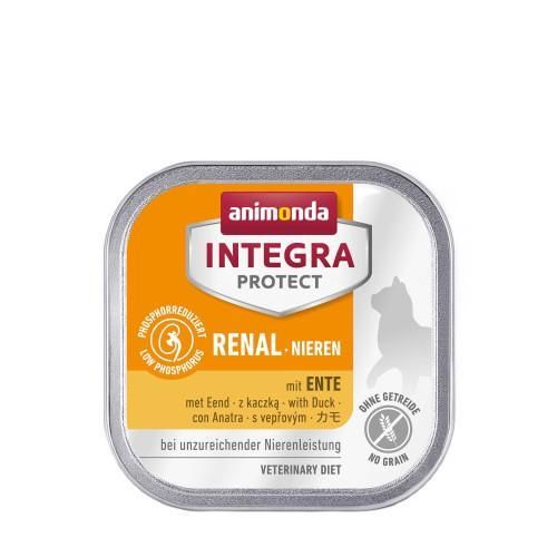 Корм влажный ветеринарный для кошек Integra Protect Renal dishes with Duck при болезнях почек, с уткой, 100 г