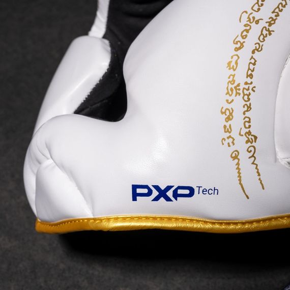 Боксерський шолом Phantom Muay Thai Full Face White Gold (капа в комплекті) | Зображення 4