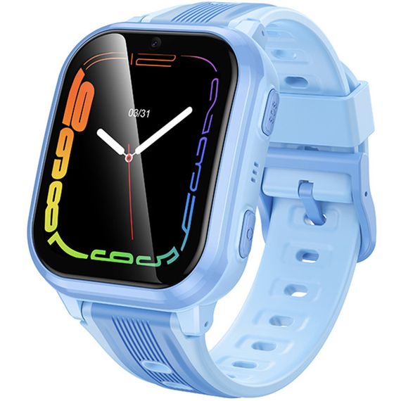 Дитячий cмарт-годинник Hoco Y108 4G with call function Blue