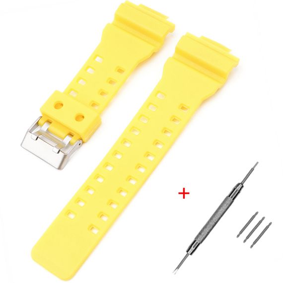 Ремінець для Годинник C2asio G-Shock GA-100/110 Yellow SI