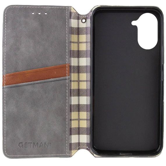 Шкіряний чохол-книжка GETMAN Cubic (PU) для Xiaomi Redmi A5 (Europe version) Сірий | Зображення 2
