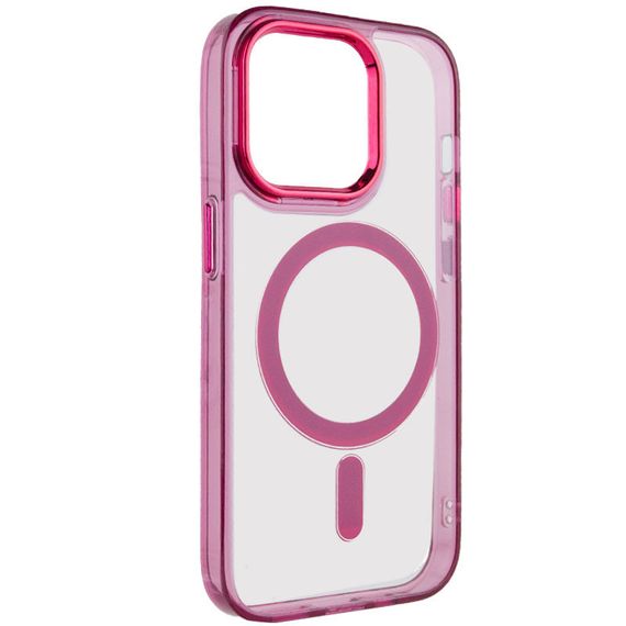 Чехол TPU Iris with MagSafe для Apple iPhone 14 Pro (6.1") Бордовый | Зображення 1