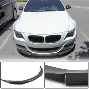 Накладка на передній бампер Lip (для M6, Карбон) для BMW 6 серія E63/E64 2003-2010 рр