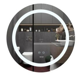 Дзеркало Mixxus PLAIN MC03-60 з LED Touch, Anti-fog, димером, регулюванням яскравості (MI6662)