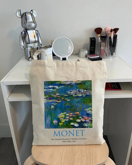 Екошопер Букопт ВК4063 MONET «Водяні лілії» бежевий | Зображення 2