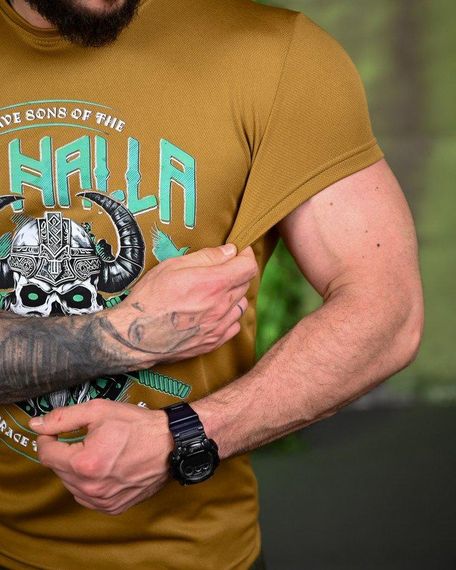 Тактична вологовідвідна футболка Valhalla coyot ПП7705 | Зображення 2