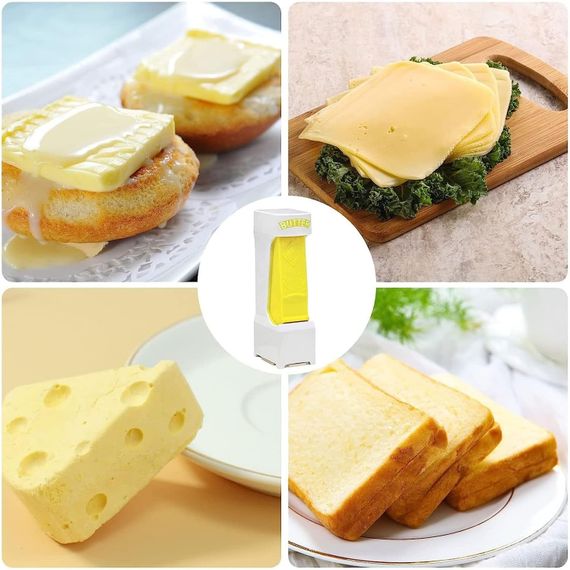 Слайсер – дозатор для сливочного масла и сыра Butter & Cheese Cutter · Ломтерезка – диспенсер для нарезания продуктов | Зображення 2