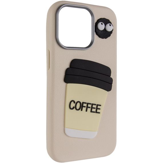 Чехол TPU Leather Toys для Apple iPhone 11 Pro Max (6.5") Coffee / Sand