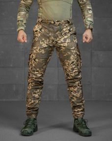 Зимние штаны soft shell BANDIT пиксель ТР6410