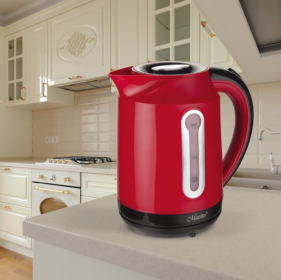 Електрочайник Maestro MR-041-RED, 1.7 л, 2000 Вт | Зображення 2