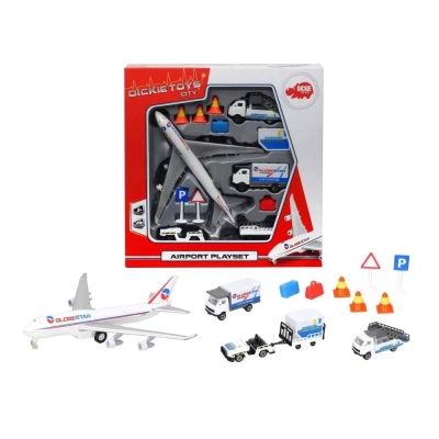 Ігровий набір Dickie Toys Аеропорт, 3 машинки,1 літак, 13 аксесуарів (3743001) | Зображення 4
